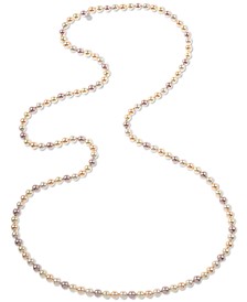 Silver-Tone Imitation Pearl 60" Long Strand Necklace, Created for Macy's