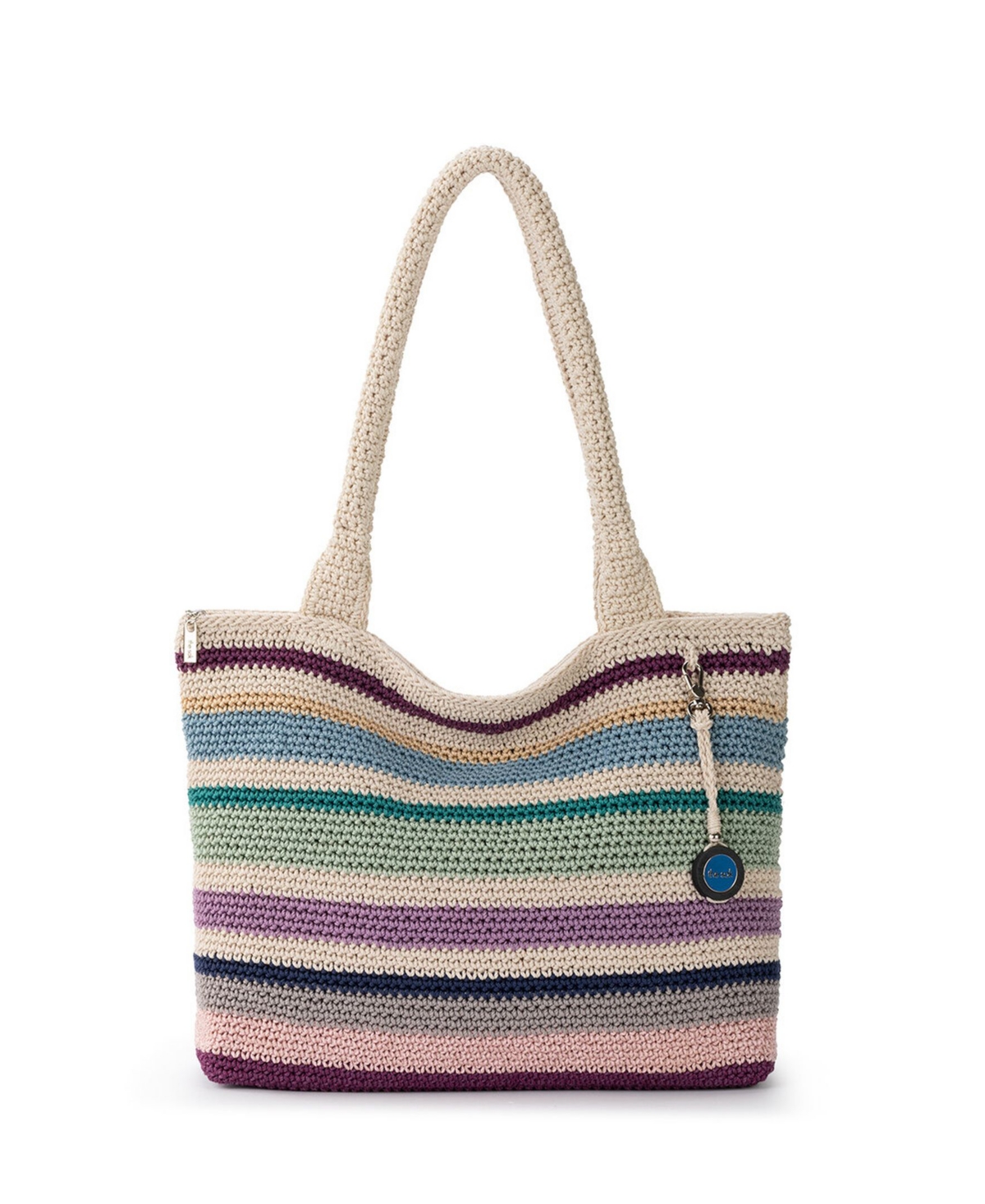 Women's Crafted Classics Crochet Carryall Tote In Mendocino Stripe