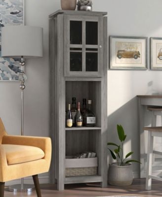 Migley Open Shelves Tower Cabinet