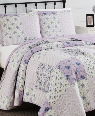 Elissa Patchwork 3 Piece Quilt Set, King