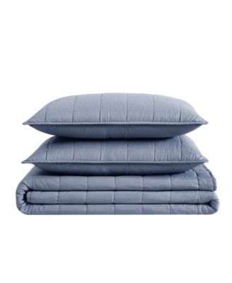 Solid 2 Piece Quilt Set, Twin