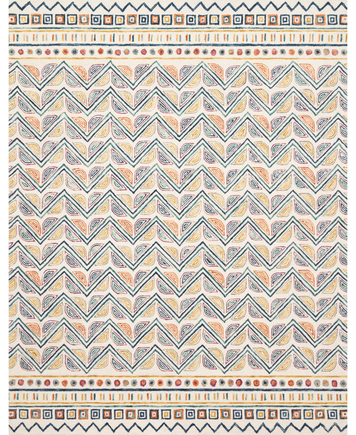 Justina Blakeney Priti Prt-03 7'9in x 9'9in Area Rug - Ivory