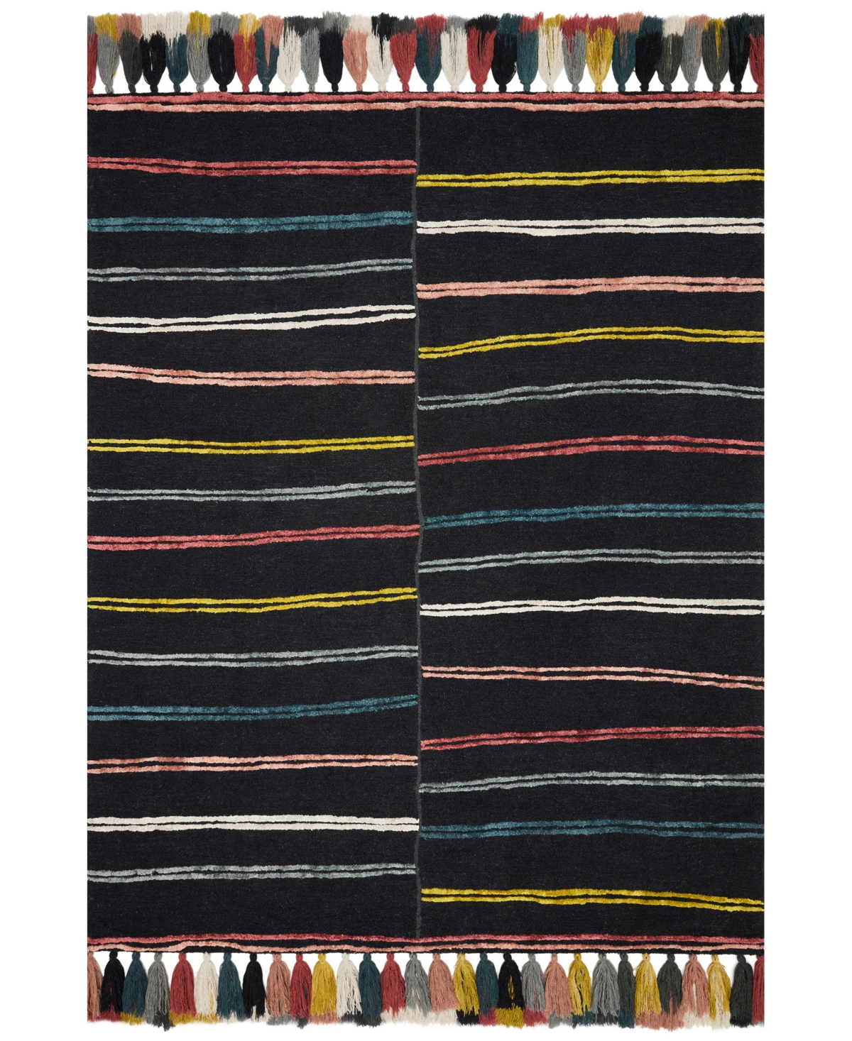 Justina Blakeney Jamila Jaa-01 5' x 7'6in Area Rug - Charcoal