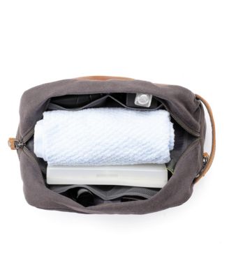 Stone Creek Waxed Canvas Toiletry Bag