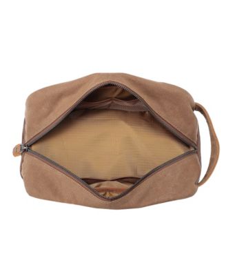 Stone Creek Waxed Canvas Toiletry Bag