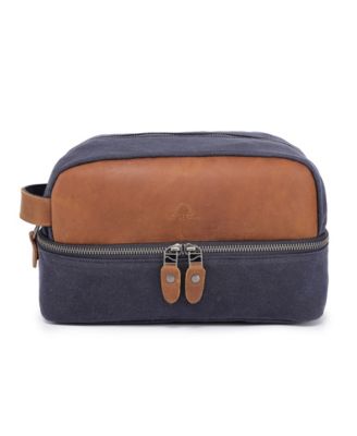 Stone Creek Waxed Canvas Toiletry Bag