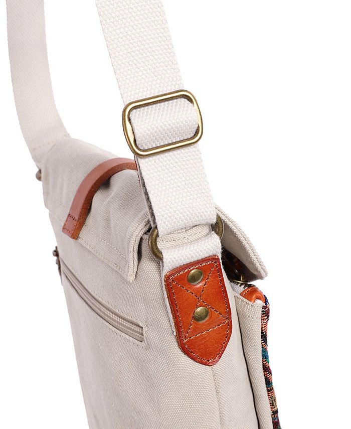 TSD BRAND Four Season Canvas Crossbody Bag Macy's