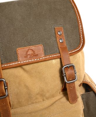 Mountain Wood Canvas Backpack