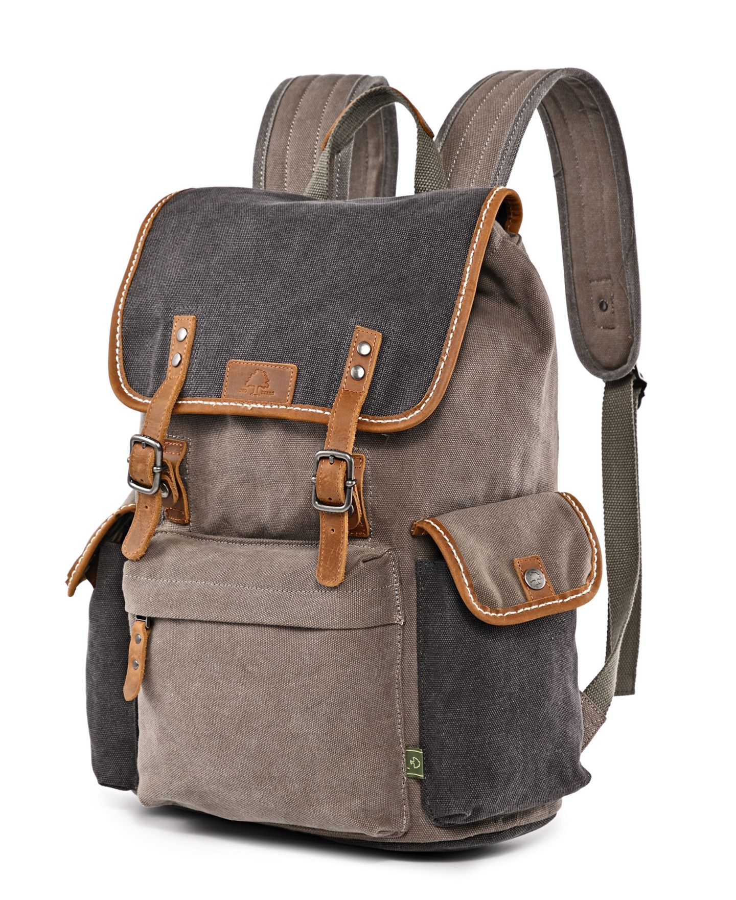 Рюкзак TSD BRAND Mountain Wood Canvas, цвет: Серый — фото 7
