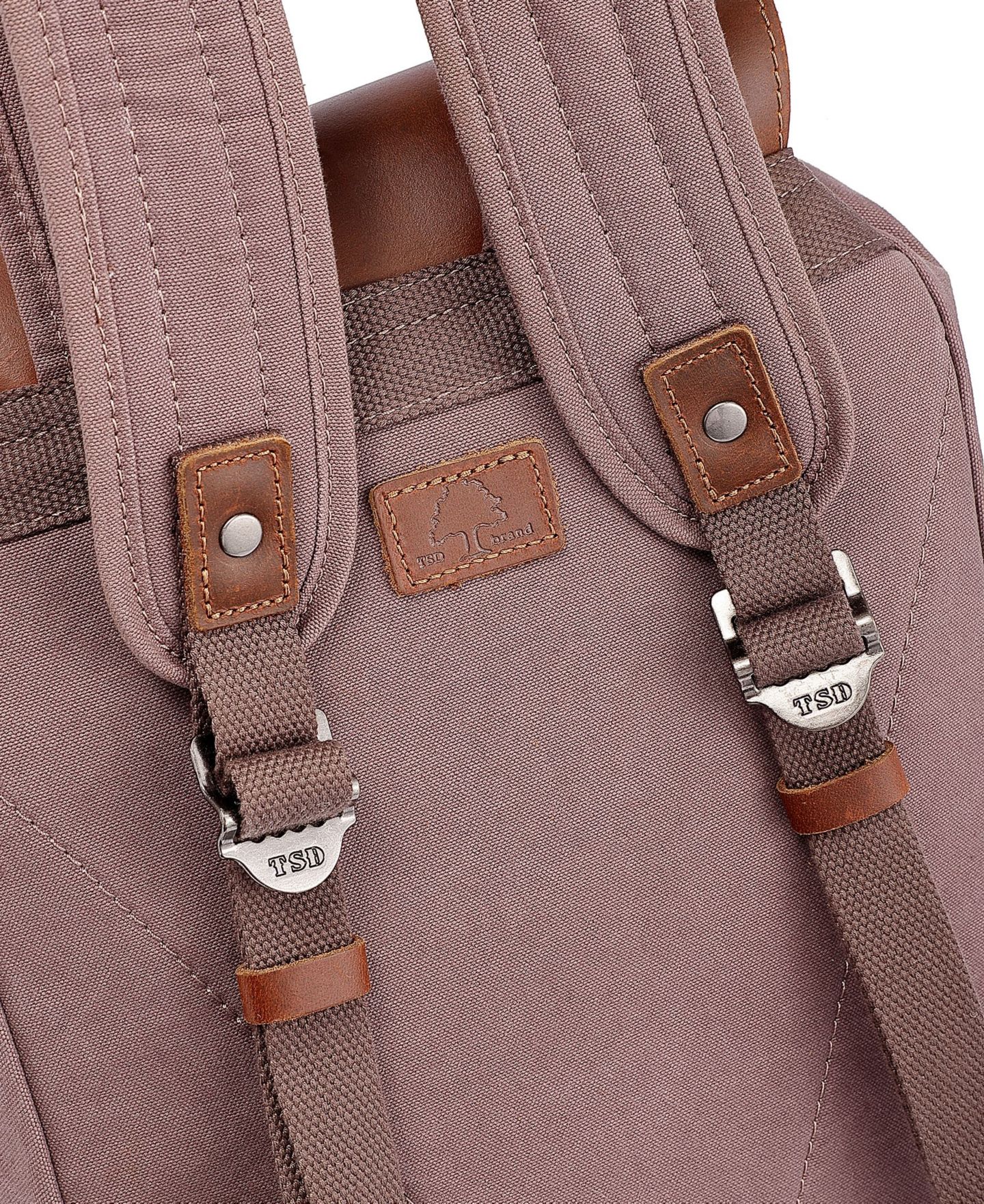 Рюкзак TSD BRAND Bigleaf Canvas, цвет: Коричневый — фото 7
