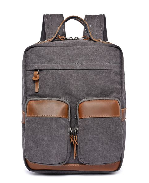 Рюкзак TSD BRAND Foothill Ranch Large Canvas, цвет: Серый