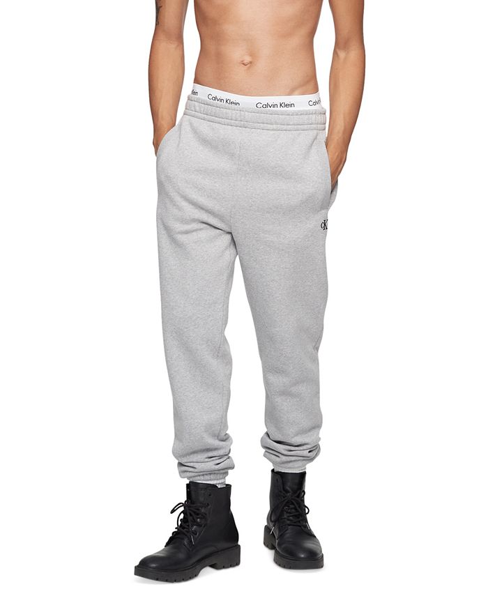 Calvin Klein Men's Archive Logo Fleece Joggers & Reviews - Pants - Men -  Macy's