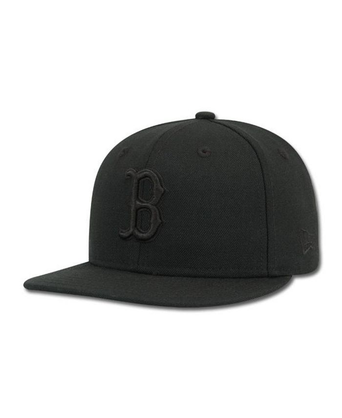 New Era Kids' Boston Red Sox Black on Black Fashion 59FIFTY Cap - Macy's