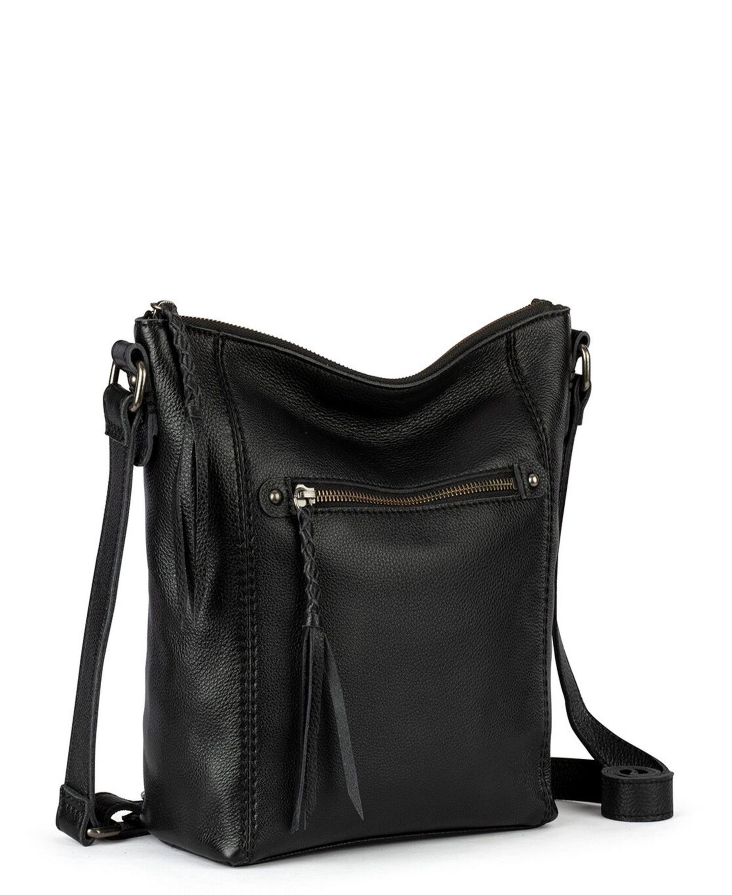 Женская сумка The Sak Ashland Leather Crossbody, цвет: Чёрный — фото 2