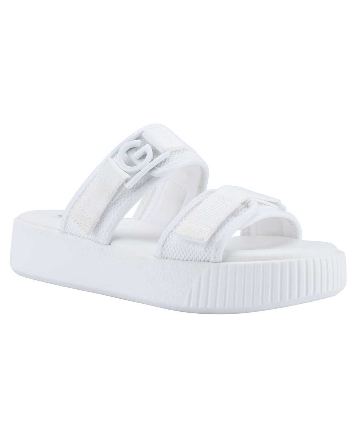 Gbg Los Angeles Women's Saedee Flatform Sporty Sandals Women's Shoes In White