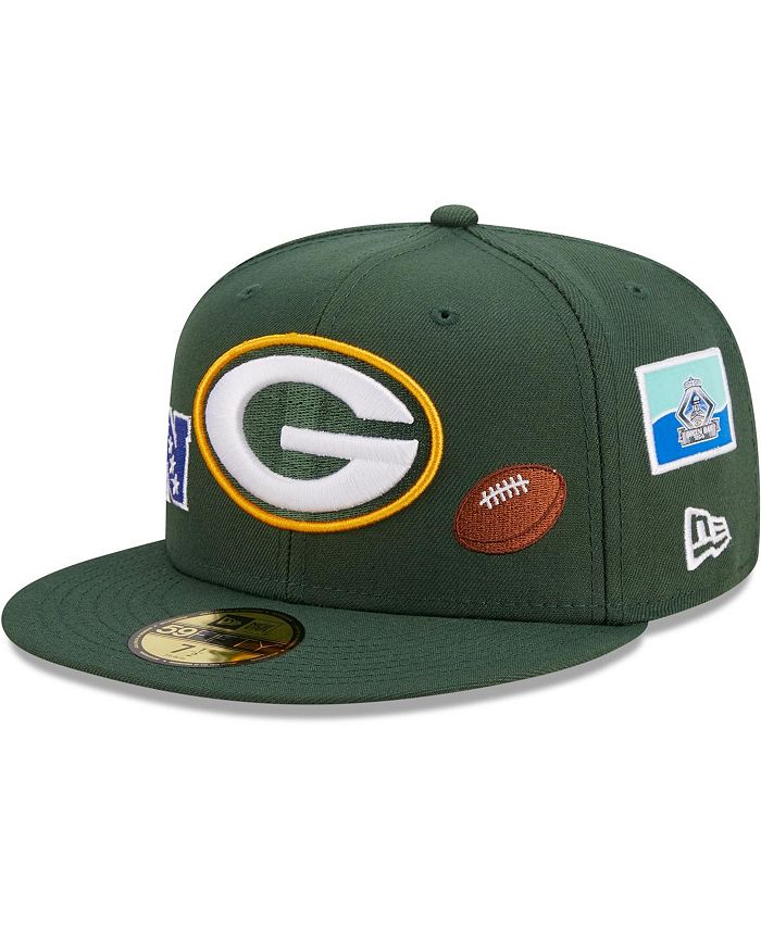 New Era Men's Green Green Bay Packers Team Local 59FIFTY Fitted