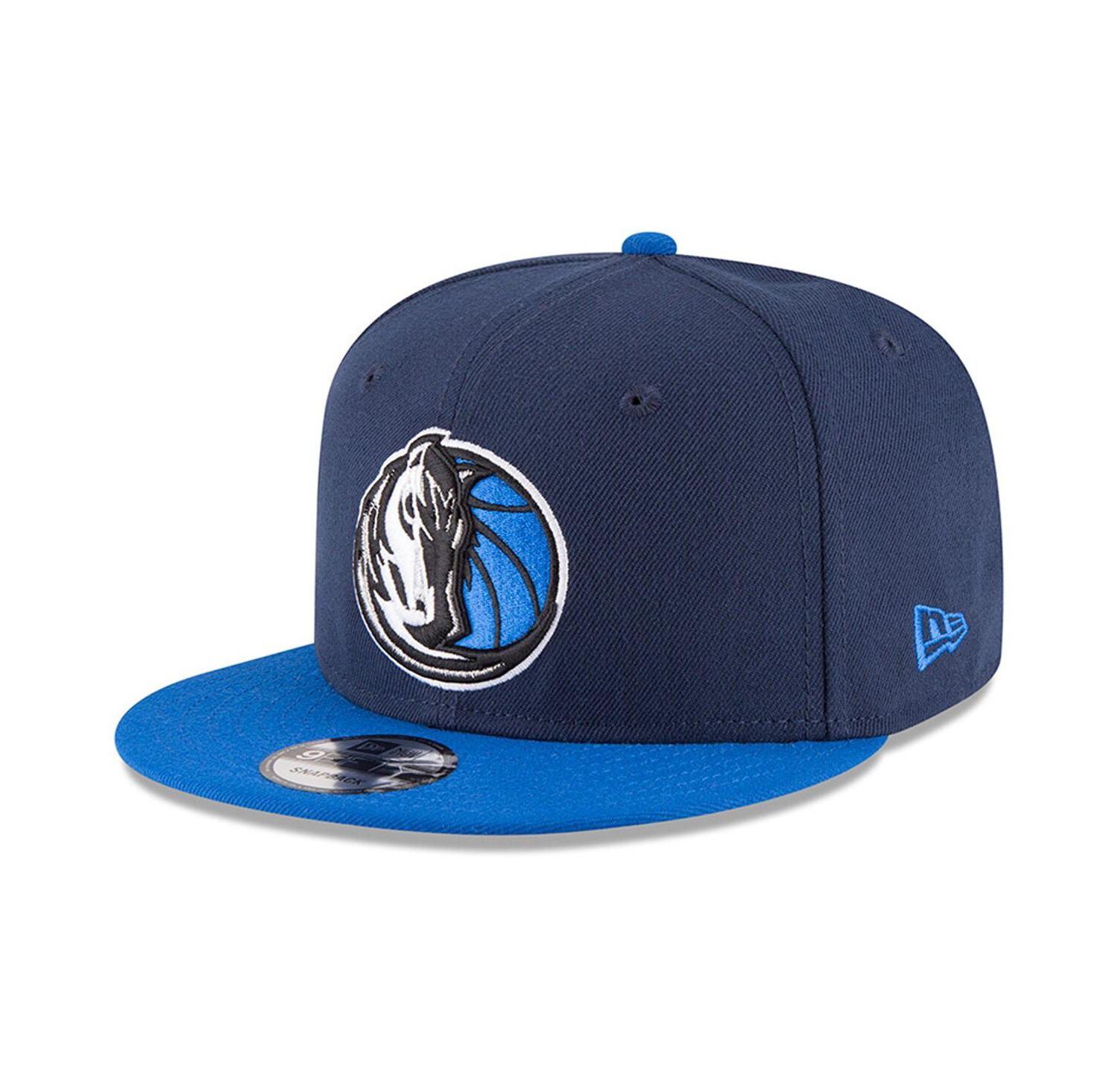 Men's Navy, Blue Dallas Mavericks 2-Tone 9FIFTY Adjustable Snapback Hat