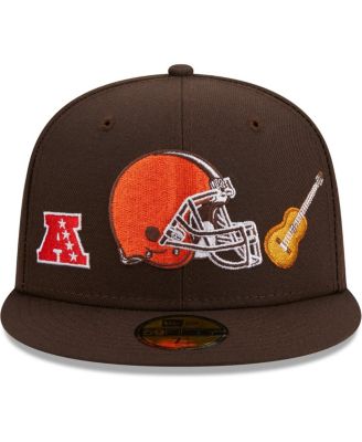 New Era Men's Brown Cleveland Browns Team Local 59FIFTY Fitted Hat - Macy's