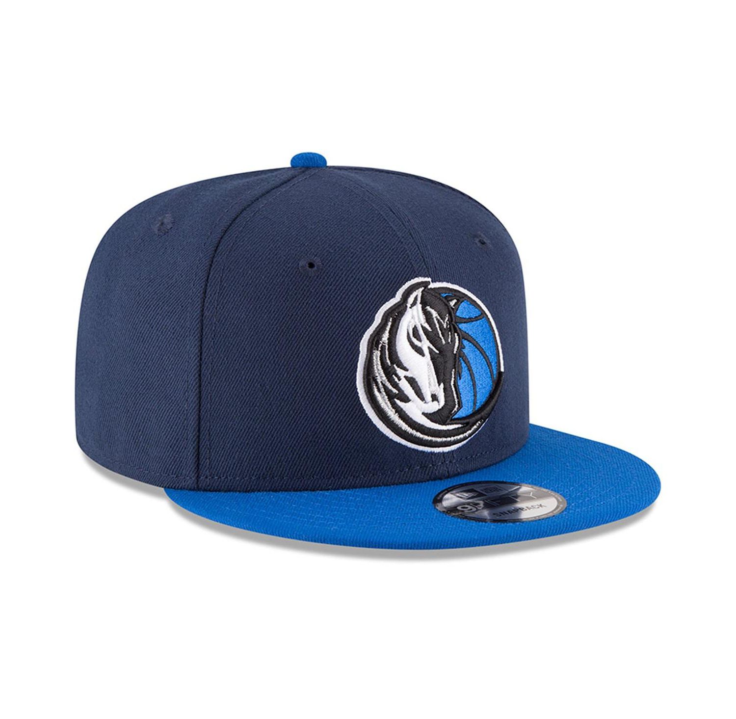 Men's Navy, Blue Dallas Mavericks 2-Tone 9FIFTY Adjustable Snapback Hat