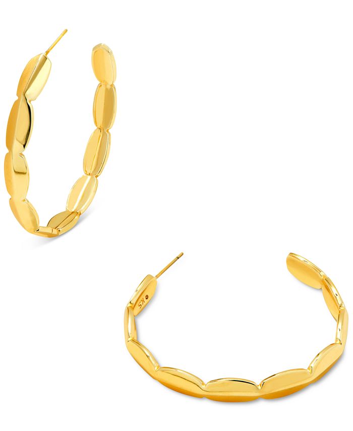 Kendra Scott Fern Medium C Hoop Earrings 1.63