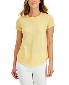Petite Burnout Tee, Created for Macy's