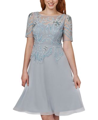 Adrianna Papell Beaded Cocktail Dress