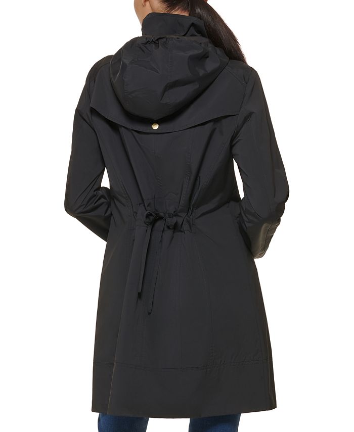 Cole Haan Petite Packable Hooded WaterResistant Raincoat & Reviews