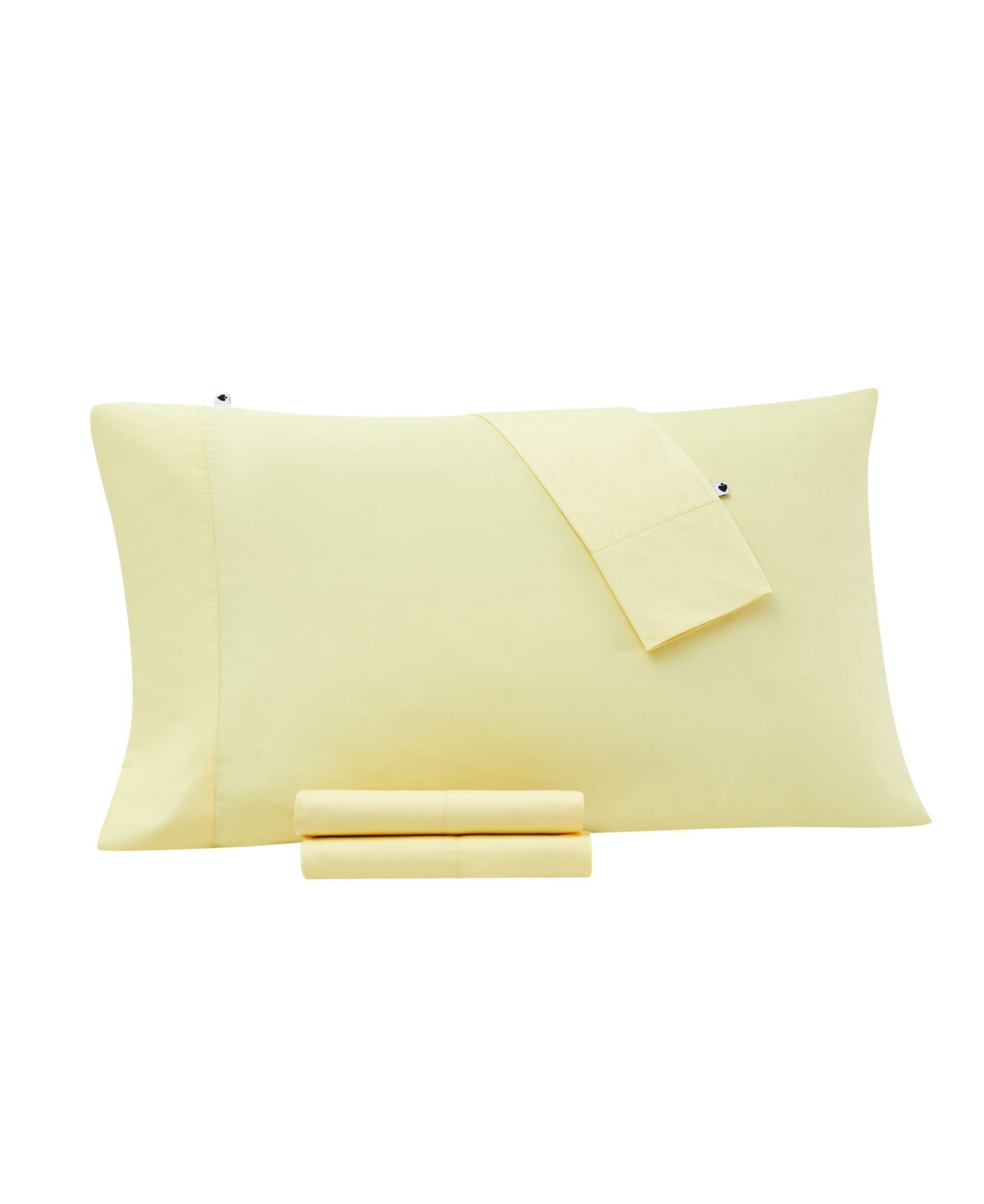 Kate Spade New York Solid 3 Piece Sheet Set, Twin Bedding In Lemon Drop |  ModeSens
