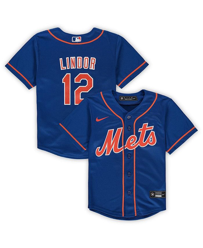 Nike Preschool Boys and Girls Francisco Lindor Royal New York Mets  Alternate Replica Player Jersey - Macy's