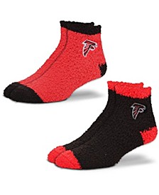 Women's Atlanta Falcons 2-Pack Sleep Soft Socks