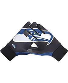 Men's Seattle Seahawks Palm Logo Texting Gloves