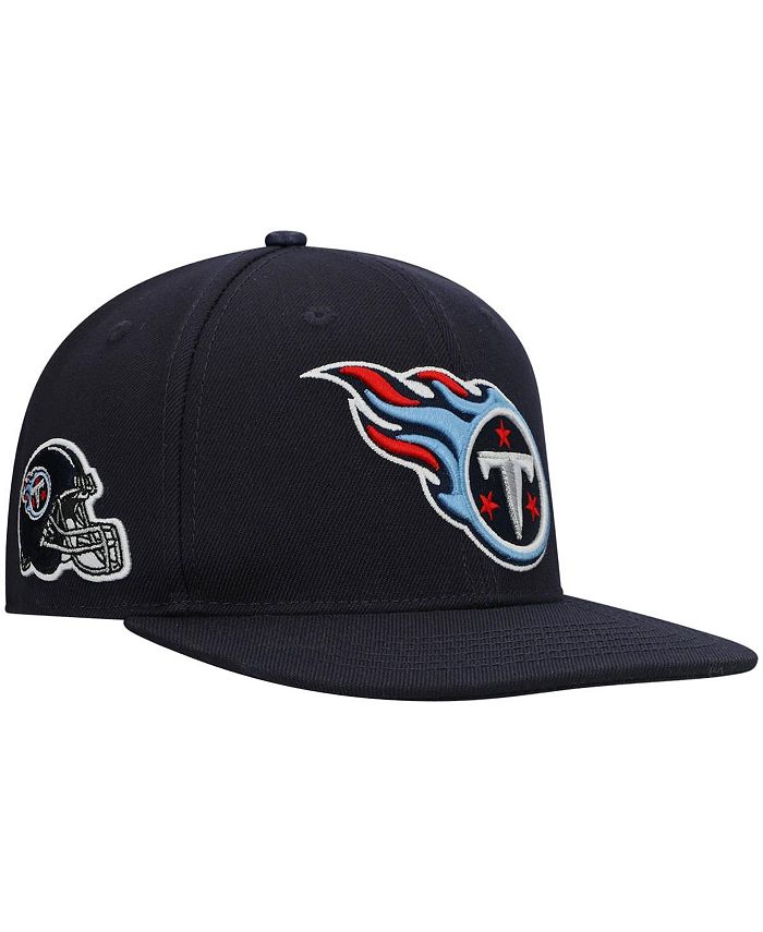 Men s Navy Tennessee Titans Logo II Snapback Hat