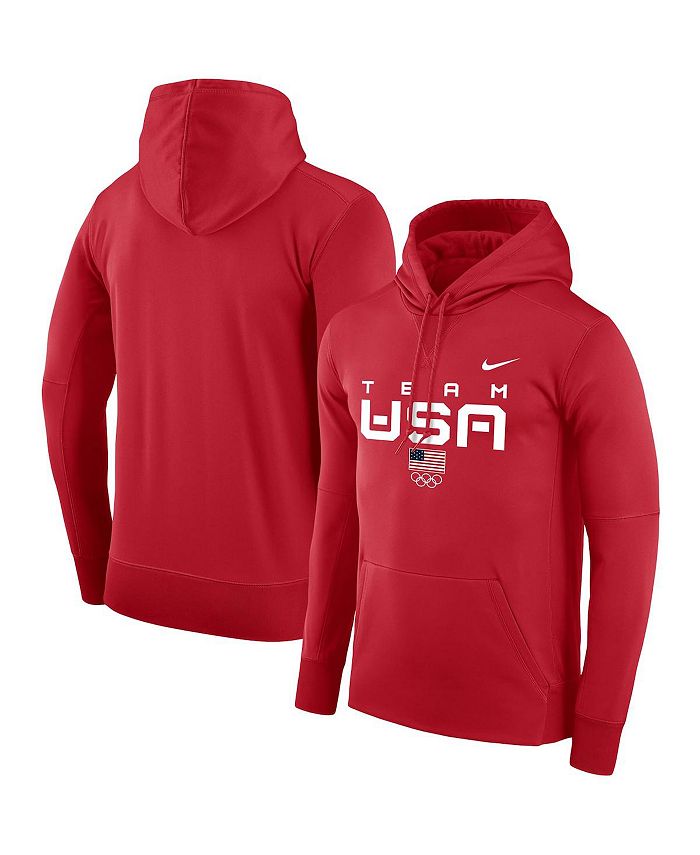 Macy s red shop nike hoodie