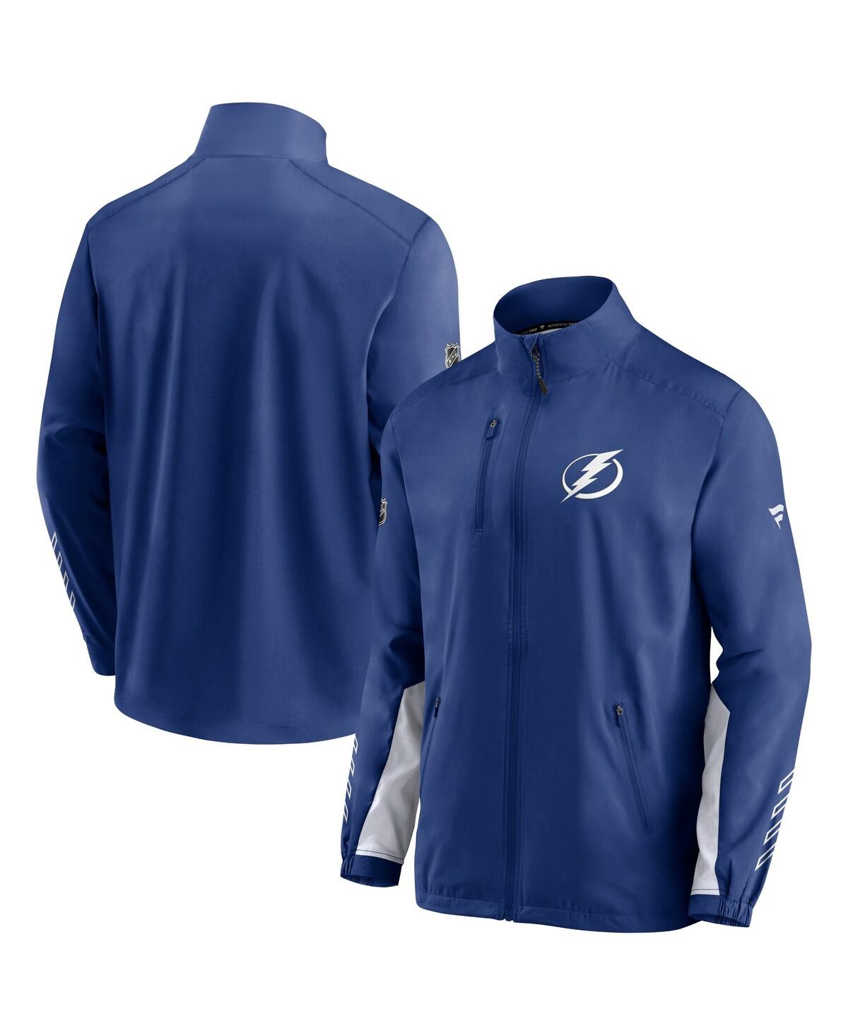 Men's FanaticsTampa Bay Lightning Authentic Pro Locker Room Rinkside Full-Zip Jacket - Blue
