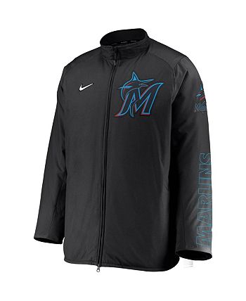 Nike Men's Gray Miami Marlins Authentic Collection Game Raglan Performance Long  Sleeve T-shirt