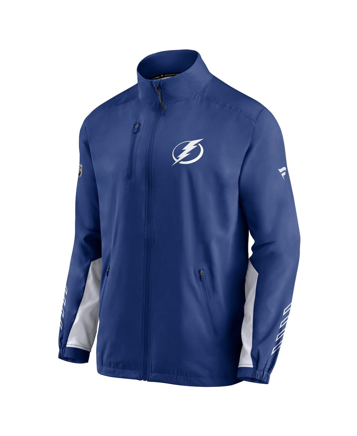 Men's FanaticsTampa Bay Lightning Authentic Pro Locker Room Rinkside Full-Zip Jacket - Blue