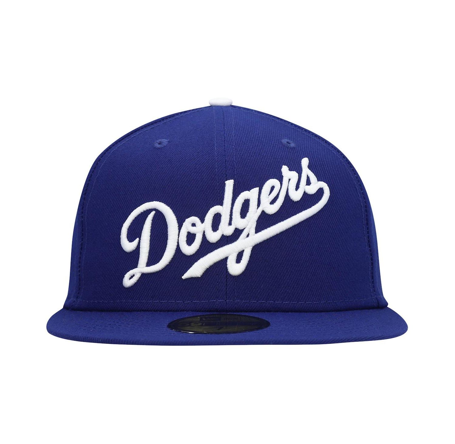 Men's Royal Los Angeles Dodgers Logo White 59FIFTY Fitted Hat
