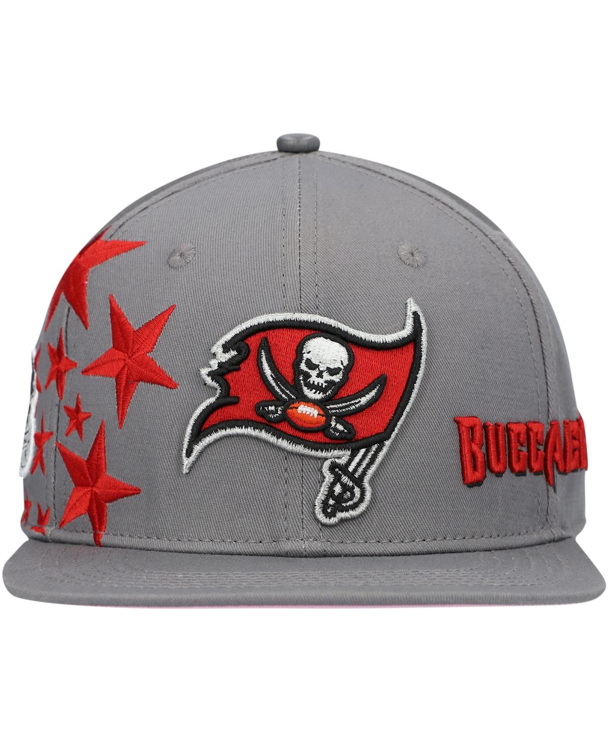 Men's Pro Standard Pink Tampa Bay Buccaneers Stars Snapback Hat - Pink
