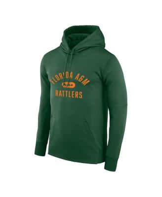Men's x LeBron James Green Florida A&M Rattlers Performance Pullover Hoodie