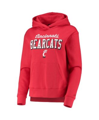 Women's Red Cincinnati Bearcats Cincy All Day Fleece Pullover Hoodie