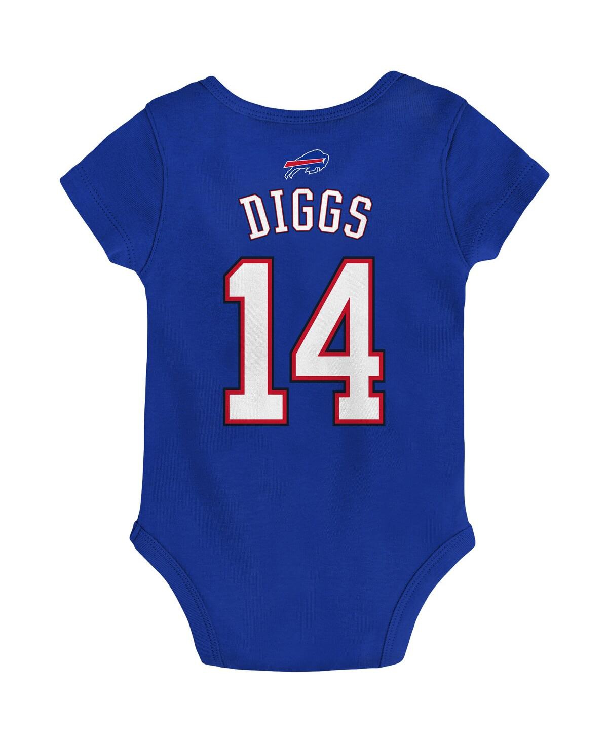 Newborn and Infant Boys and Girls Stefon DiggsBuffalo Bills Mainliner Player Name and Number Bodysuit - Royal