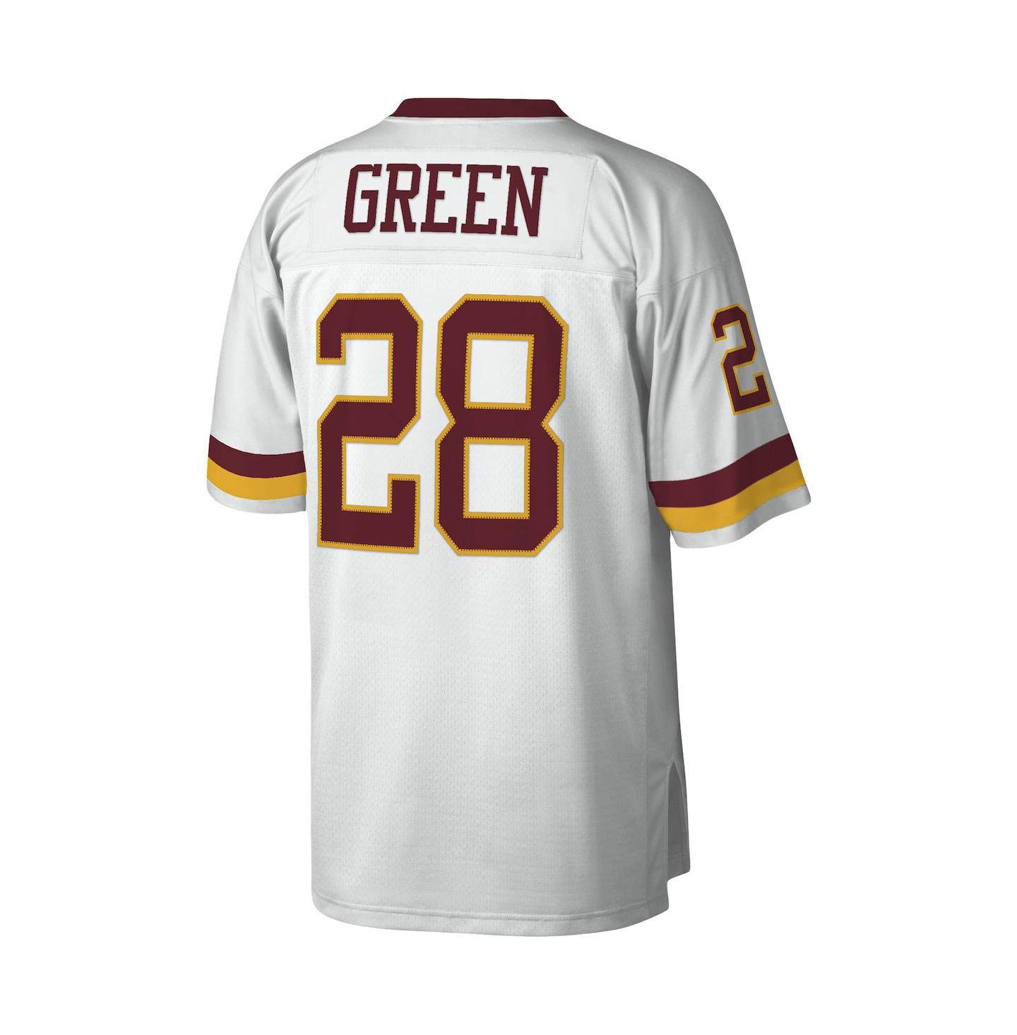 Мужской топ Mitchell & Ness Darrell Green White Washington Football Team Legacy Replica Jersey — фото 4