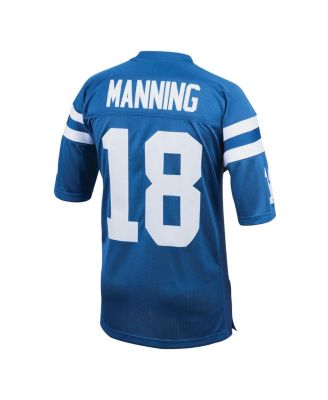 Men's Peyton Manning Royal Indianapolis Colts 1998 Authentic Throwback Retired Player Jersey