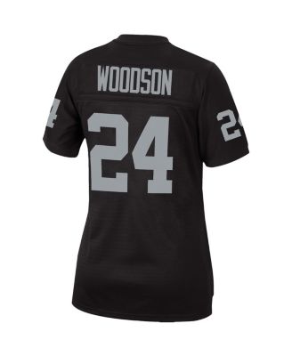 Women's Charles Woodson Black Las Vegas Raiders Legacy Replica Team Jersey