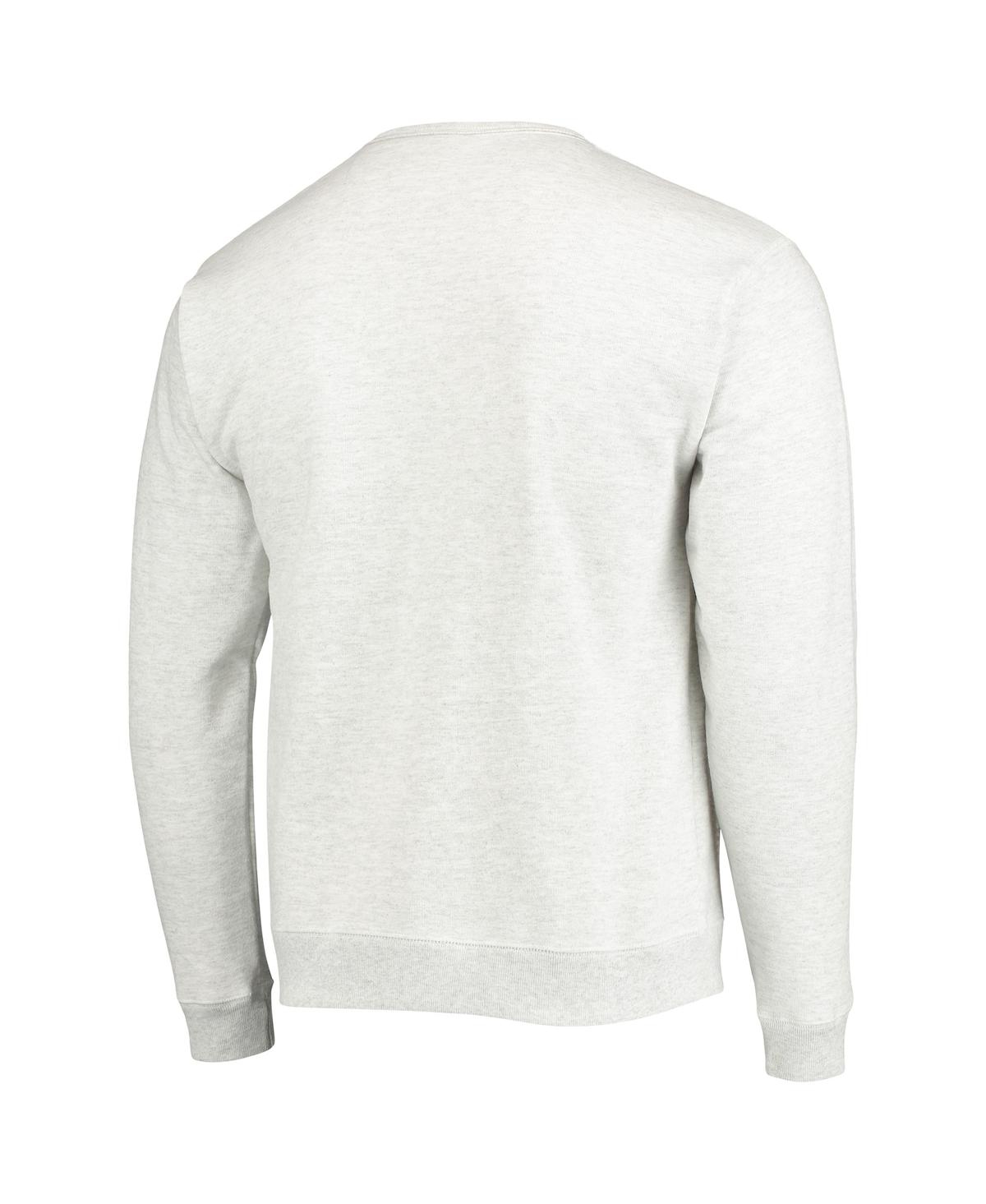 LEAGUE COLLEGIATE WEAR MEN'S LEAGUE COLLEGIATE WEAR HEATHERED GRAY TEXAS A&M AGGIES UPPERCLASSMAN POCKET PULLOVER SWEATSHIR 