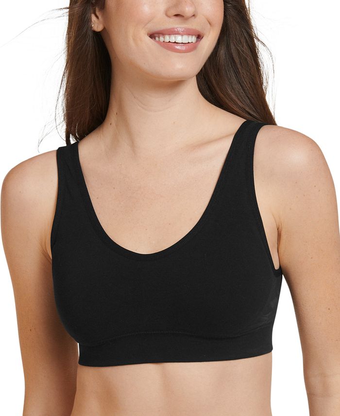 Jockey Women's Removable Cup Seamless Bra, Deep Black, Small : :  Clothing, Shoes & Accessories