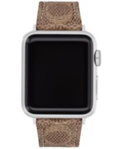 GUESS Leather Band with Logo Plaque for Apple 38-40 mm Watch