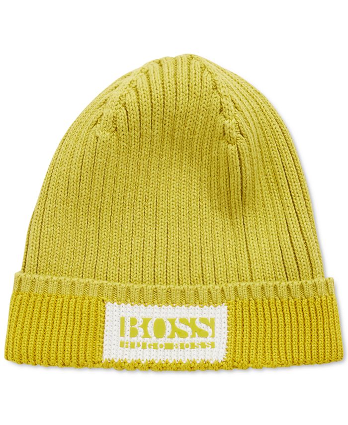 Hugo Boss Men's Logo Beanie Hat - Macy's