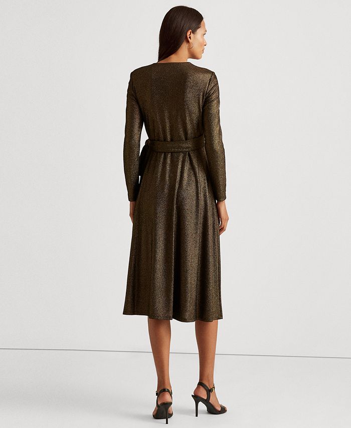 Lauren ralph lauren metallic jacquard dress Outlet