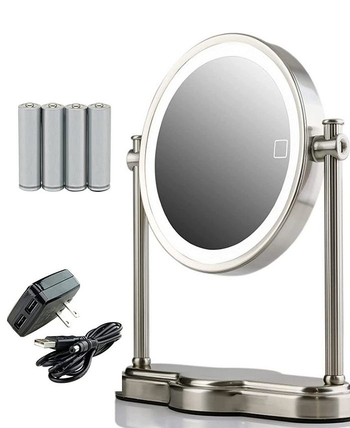 Ovente Led Lighted Makeup Mirror, Tabletop Lighted Makeup Mirror